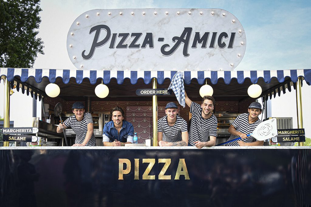 Pizza foodtruck Den Haag voor bedrijfsfeesten, bruiloften, concerten en festivals
